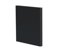 UpGBRF Fogli di Plastica ABS Lastra di Plastica ABS Adatto per L'uso in Modelli Architettonici, 10cm X 10cm, 3 Colori,Nero,Thickness:20mm