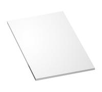 UpGBRF Lastra PVC Rigida Pannello PVC Rigido Fogli Plastica Rigido Pannello in Cloruro di Bianco per L'Industria delle Costruzioni, Spessore 1 Cm,100mm x 100mm