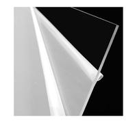 UpGBRF Trasparente Lastra PVC Rigida Pannello PVC Rigido Fogli Plastica Rigido Pannello per Progetti Artigianali, Varie Dimensioni Disponibili,100mm x 200mm,Thick:10mm