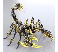UpGLeuch Puzzle 3D Colorato Scorpione per Adulti, Fai Da Te in Metallo, Modello Meccanico Con Set di Attrezzi, Kit di Modellismo