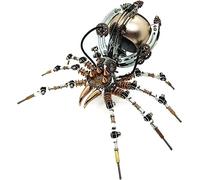 UpGLeuch Puzzle 3D in Metallo per Adulti Spider Kit Con Altoparlante - Modello Colorato Fai Da Te, Regalo Giocattolo Da Scrivania
