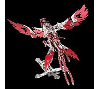 UpGLeuch Puzzle in metallo 3D colorato per adulti Phoenix 3D modellino in metallo per adulti con strumenti, decorazione da tavolo giocattolo regalo