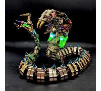 UpGLeuch Puzzle in metallo 3D con cobra reale con luce, modello meccanico 3D per adulti con set di attrezzi, set di modellini in metallo 3D