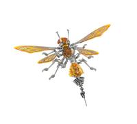 UpGLeuch Puzzle in metallo 3D con vespa modellino per adulti con luce, kit di puzzle 3D fai da te in metallo, con attrezzi, giocattolo da scrivania per adulti