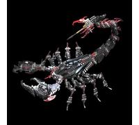 UpGLeuch Puzzle in metallo 3D Scorpione modellino per adulti, kit di puzzle 3D in metallo fai da te con attrezzi, giocattolo da scrivania per adulti