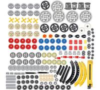 UpGLeuch Set di 213 pezzi di ricambio per Technic,Morsetto di tecnologia Ingranaggio e cremagliera tecnica,Perni tecnici,Ricambi Tecnici Connettori