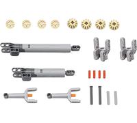 UpGLeuch Tecnica di ricambi Set pompa idraulica e pneumatica, kit di modelli, blocchi di bloccaggio, parti ingranaggi e assi, set di 22 pezzi