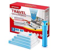 UPGOGO Sacchetti sottovuoto da viaggio - salvaspazio Combo 8 Pack