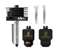 Upgrade 0.2mm P2S/H2S Hotend Kit, 3D Printer Print Head Hot End Heating Block Kit with 0.2mm Removable Hardened Steel Nozzle for Bambu Lab H2D, H2C, A1/A1 Mini