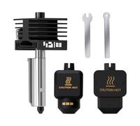 Upgrade 0,8 mm P2S/H2S Hotend Kit, 3D Printer Print Head Hot End Heating Block Kit with 0,8 mm Removable Hardened Steel Nozzle for Bambu Lab H2D, H2C, A1/A1 Mini