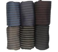 UPGRADE 3STYLE Calze eleganti originali businnes unisex filo di scozia. (12 lungo 3 paia, COL2-3 paia lungo)