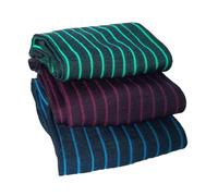 UPGRADE 3STYLE Calze eleganti originali businnes unisex filo di scozia. (12 lungo 3 paia, COL3-3 paia lungo)