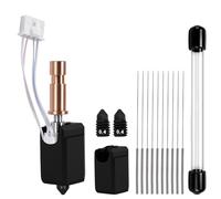 Upgrade Ceramic Hotend Kit per Anycubic Kobra S1, bocchetta di riscaldamento, estrusore, termistore, heatbreak con ugello in acciaio temprato da 0,4 mm e manicotto in silicone per Kobra S1 Combo