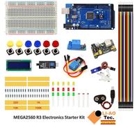Upgrade Kit MEGA 2560 R3 Breadboard LED LCD SG90 DHT11 Relay MB102 for Arduino