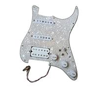 Upgrade Loaded SSH Pickguard White Pickups 2 Single Cut Welding Harness Set Per For ST Chitarra Battipenna precablati Set