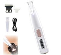 Upgrade Pet Micro Precision Trimmer, Multifunctional Pet Hair Clippers, 2025 NEW Rechargeable Pet Paw Trimmer for Grooming with LED Light, for Pet Paws, Rump, Face, Eyes, Ears