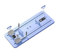 Upgrade Pilates Reformer Machine Set - Tavola da allenamento con rullo per addominali a rimbalzo automatico, con timer intelligente per esercizi addominali con supporto per gomiti e fasce di