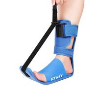 Upgrade Plantar Fasciitis Night Splint & Relief Brace with Adjustable Straps - Support for Achilles Tendonitis, Heel Spur Pain, Day & Night Use