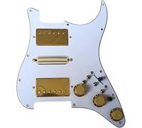 Upgrade Prewired Strat Pickguard Set Interruttore Multifunzione Pickup Alnico V Battipenna HSH Per Fender ST Pickup chitarra precablati