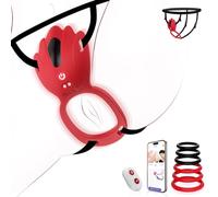 Upgrade Sexytoysys Coppia con 6 Anello Pene,9 mod.vib,APP Vibratoreper Donna Professionale Clotoride,Sexytoysys Vibratore Sup Ins Pene,Vibratoriper Donne Sex Toys,Sexy Toys Sessuali per Donna