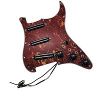 Upgrade SSS Preview - Pickguard Pickup Set multifunzione 3 Single Switch Small Double Track Humbucker, tono a 16 vie, adatto per chitarra Start (Tortoiseshell)