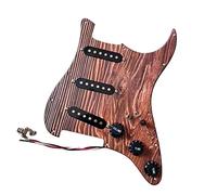Upgrade SSS Prewired Pickguard Multifunzione Black Singel Coil Pickups Set Battipenna precablati Set