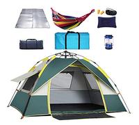 Upgrade Tent Automatic Folding Tent 4-6 Person Outdoor Camping Tent Family Travel 190T Oxford Rain for Backpacking Fishing