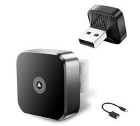 Upgrade Wireless Android Auto & Carplay - Adattatore wireless 2 in 1, super veloce e stabile, con adattatore di tipo C, Easy Plug & Play, compatibile con iPhone iOS 10+/Android 11+