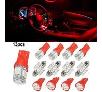 Upgrade Your Per Auto Illuminazione Con Alla Moda LED Rosso Luci Interne 13pcs