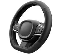 Upgrade4cars Coprivolante Tipo D Nero Copertura Universale Accessori Auto | Protegge il volante dall'usura | Rivestimento in gomma antiscivolo | inodore & resistente | Estate & Inverno