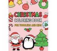 Upgraded Books Christmas Coloring Book for Toddlers and Kids (Tascabile)
