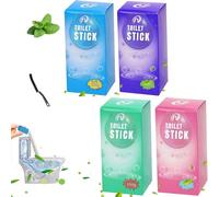 Upgraded Concentrated Descaling Toilet Cleaning Stick,Four Scents of Toilet Cleaning Sticks,Toilet Stick,Toilet Blocks,Toilet Bowl Cleaners Stick Deep Cleaning,Persistent aroma (4pcs mix)