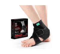 Upgraded Drop Foot Brace for Walking with Shoes - Dual Forefoot Support Plates Adjustable, Stabilizes Lower Limbs from Foot Drop, MS, TBI, 1 Pair