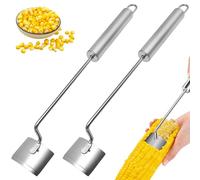 Upgraded Easy Clean Corn Cob Peeler - Durable CornPeeler forCorn on the Cob, Stainless Steel Corn on the CobStripper Tool, For Home, BBQ & Restaurant (B)