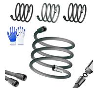 Upgraded Explosion-proof Braided Shower Hose - Anti-leak,Extra Long Flexible Handheld Shower Hose Replacement with Magnetic Connector,forshowers Head Attachment (Silver,1.5M)