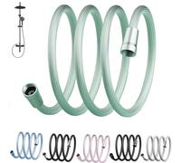 Upgraded Explosion-proof Braided Shower Hose - Anti-leak for Shower Head Attachment, Durable and Flexible for Bathtub Faucet, RV Bidet Dog Washing (2.0m,Green)