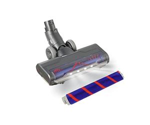 Upgraded Hardwood Floor Vacuum Attachments with Headlights for Dyson V6 DC59 DC61 DC74 , Replacement Parts Motorhead,Soft Roller &PP Bristle Motorized Brush Accessories for Tile,Carpet,Rug Cleaning.