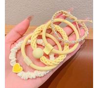 Upgraded High Elasticity Hair Bands - High Ponytail Essentials for Thick Heavy or Curly Hair (style H-5pcs)