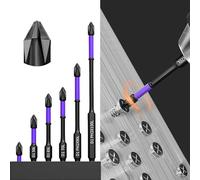 Upgraded High Hardness And Strong Magnetic Bit, Anti-Slip And Shock-Proof Bits Screwdriver Bits, 6-Piece Phillips Magnetic Screwdriver Bit Set