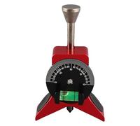 Upgraded Pipe Center Finder Tungsten Punch,Portable Pipefitter Tools with Ultra High Hardness Punch,2.75 Shape djustable Dial Bubble Protractor Measure Pipe Diameter From 1.5