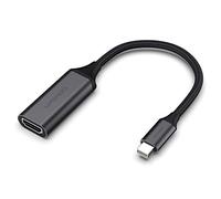 UPGROW - Adattatore da Thunderbolt a HDMI, in alluminio, mini DP DisplayPort a HDMI, per Apple MacBook Air/Pro, Microsoft Surface Pro/Dock, monitor, proiettore o altro