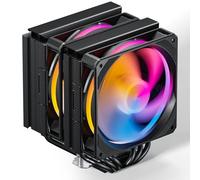 upHere Dissipatore CPU con 6 tubi di calore,a torre doppia con doppia Ventola LED RGB indirizzabile PWM da 120mm,Ventola per CPU per socket universale Intel LGA 2011/2066/(X79/X99) AMD AM5/AM4,D6DC