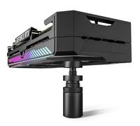 upHere gaming GPU Supporto Bracket, Supporto Scheda Grafica Altezza Regolabile con Magnete e Foglio Antiscivolo, Supporto per GPU Sag per Scheda Video Universale, 26-50mm(S), GB26K