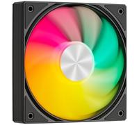 upHere gaming U3KC1 Ventole PC ARGB, Low Noise 4-Pin PWM Ventilatore 120mm, High Performance 1650RPM Hydraulic Bearing Ventola Raffreddamento, 25dB(A) Quiet Fan for PC Case CPU Cooling-Nero