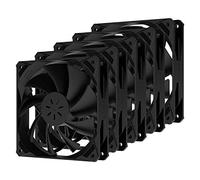 upHere NK12BK3-5 - Ventola di raffreddamento a 3 pin, 120 mm, colore: Nero