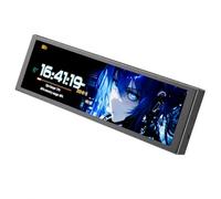 upHere Schermo LCD universale da 9,2 pollici per PC, pannello di visualizzazione della temperatura del PC, display LCD, CPU RAM HDD dati FPS Mini Monitor, D92K
