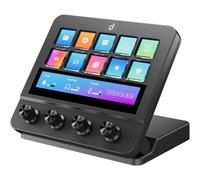 upHere Stream-Controller macro streaming Console - 10 tasti LCD programmabili e 4 pulsanti, Touch Strip, tastiera USB MIDI per creatore di contenuti, giocatori e professionisti, compatibile con PC