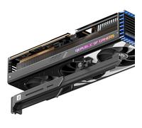 upHere Supporto GPU senza illuminazione, supporto GPU in lega di zinco, regolabile in altezza, previene il tag GPU, compatibile con RTX 40/50 & RX 7000/900 Series CMGL7K