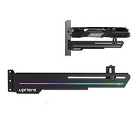 upHere Supporto per scheda grafica RGB da 5 V, 3 pin, supporto per scheda video RGB LED, supporto GPU, scheda madre Sync-GS05ARGB