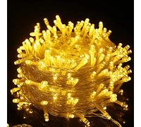 Uping Catena Luminosa Stringa Luci Led Decorative 500 LED 50M Luci Natalizie da Esterno ed Interno, Per Giardino Casa Feste Natale Matrimonio (Bianco Caldo)